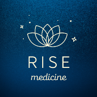 Rise Medicine Company Logo by Elaine McHugh in Encinitas CA